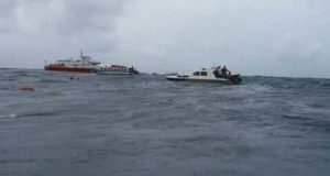 KM Karamando Tenggelam Di Laut Jailolo