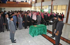 164 Orang PNS Di Lantik Hari Ini