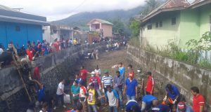 Kodim Tidore Ikuti Karya Bhakti Pembersihan Kali Mati