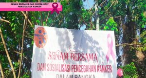 Senam Bersama Dan Sosialisasi Pencegahan Kanker Dalam Rangka Hari Kanker Sedunia