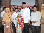 Bocah Hafids Al-Quran Asal Ternate di Sambut Ratusan Anak SD