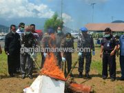 Lanal Ternate Kembali Musnahkan Kapal Asing