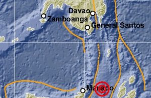 Gempa Bumi 6,8 Guncang Provinsi Saranggani dan Davao Philipina Selatan