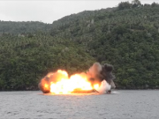 Dua Kapal Asing Meledak di Perairan Ternate