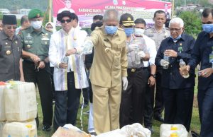 Babuk Narkoba dan Miras Dimusnahkan