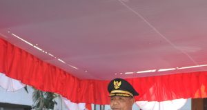 HUT RI ke 72, Wakil Walikota jadi Irup di Halaman Kantor Walikota Ternate
