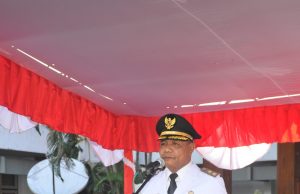 HUT RI ke 72, Wakil Walikota jadi Irup di Halaman Kantor Walikota Ternate
