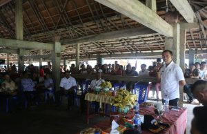 Wabup Halbar Dan Danyon Reider Khusus 732 Banau Selesaikan Persoalan di Desa Taraudu