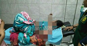 Rumah Terbakar, Pemilik Rumah Dilarikan Kerumah Sakit