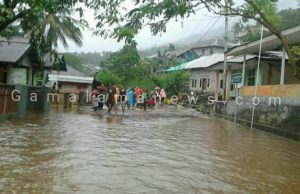 Banjir Landa Kelurahan Rua Kota Ternate