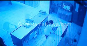 Wanita ini Terekam CCTV sedang Melancarkan Aksi Pencurian di SMPN 4 Ternate