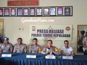 Polres Tidore Beber Kasus Sepanjang Tahun 2017