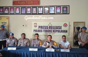 Polres Tidore Beber Kasus Sepanjang Tahun 2017
