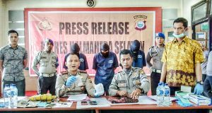 Sepekan, Polres Ciduk Tiga Pelaku Narkoba