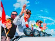 Dijemput Ribuan Pendukung Bur-Jadi, yakin Menangkan Pilgub 2018