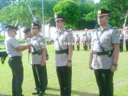 Serah Terima Jabatan di Polres Halsel