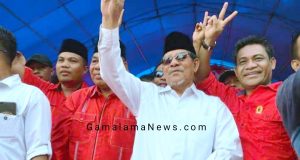Pakai Konsep “Merah” Paslon AGK-YA “Bakar” Halsel