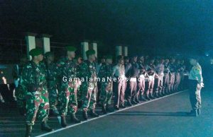 Jelang Pilkada Serentak, Personil Gabungan Polda Malut dan Kodim 1501/Ternate Gelar Patroli