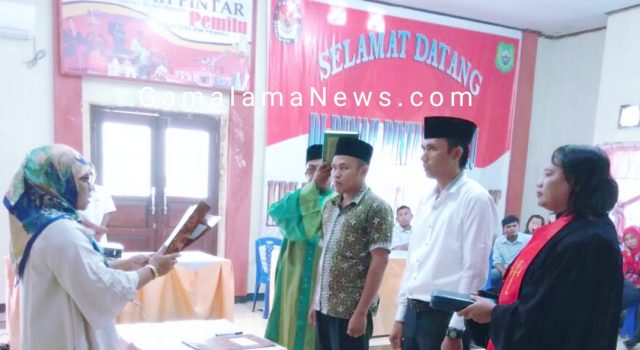 Ketua PPK Jailolo Selatan Aswat Senen Di PAW