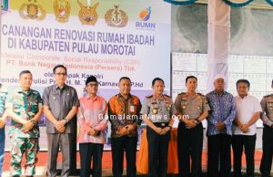 Bank BNI Canangkan Renovasi Rumah Ibadah di Kabupaten Pulau Morotai