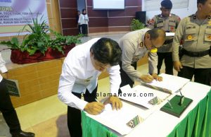 Pemda Halbar dan Polres Halbar kerja sama Pengawasan Dana Desa