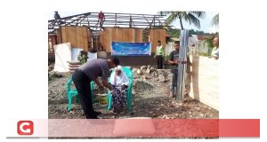 Polres Halsel Bedah Rumah Warga