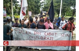 PB Formal – Malut dan FPLH Desak Pemda Cabut Izin Operasi PT Try Usaha Baru