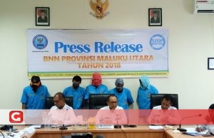 Bawa 77 paket Ganja Salah Satu Mahasiswa Dibekuk BNNP Malut