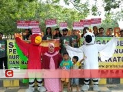 Profauna dan Mahasiswa dari Berbagai Kampus Kampanye Pelestarian Burung Nuri dan Kakatua