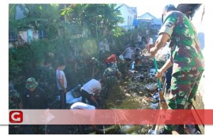 Aksi Bersih-bersih TNI, Polri dan Pemkot Tidore di Bulan Ramadan