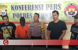 Ini Pelaku Pencurian Laptop di SMK 1 Ternate yang Ditangkap Polisi