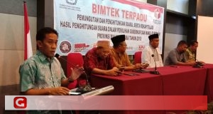 KPU-Bawaslu Malut Bimtek Terpadu Pungut, Hitung dan Rekapitulasi Suara