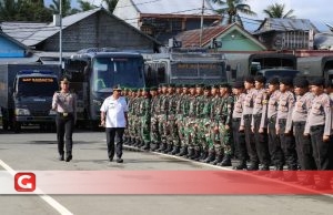 Bupati Bahrain Pimpin Apel Gelar Pasukan Operasi Ketupat 2018