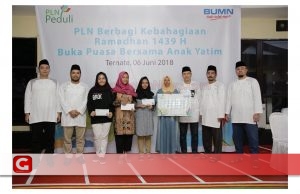 Ini cara PLN Area Ternate Berbagi Kebahagiaan dengan 100 Anak Yatim