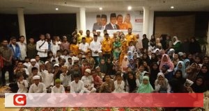 Berbagi Kebahagiaan, DPD I Hanura buka Puasa bersama Ratusan Anak Yatim Piatu