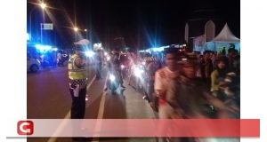 Malam Takbiran, Masyarakat Kota Ternate Tumpah Ruah di Pusat Kota