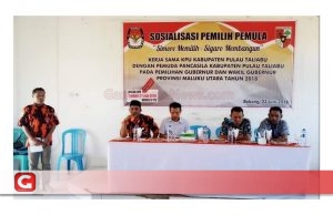 Pemuda Pancasila Taliabu Gelar Sosialisasi Pemilih Pemula