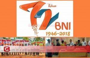 Peringati Hut BNI ke 72, BNI Cabang Ternate Gelar Pemotongan Tumpeng