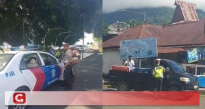 Gabungan Samsat dan Polres Halbar Gelar Operasi Kendaraan