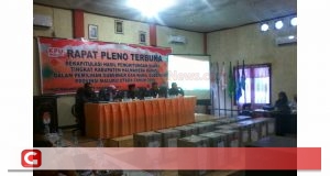 Pleno KPUD Halbar Berjalan Aman