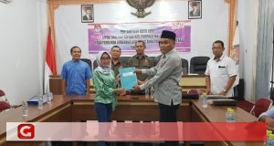 KPU Malut menerima LPPDK dari Lembaga Akuntan Publik