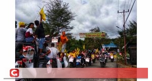 Ribuan Simpatisan AHM RIVAI Pawai Kemenangan
