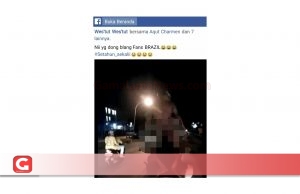 Euforia Kemenangan Brasil, Pria ini Lakukan Hal yang tak Biasa