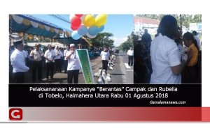 Pencanangan Halut 2018 Bebas Campak dan Sarampa di Gelar Dalam Kampanye