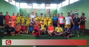 Polres Halbar VC KJH di Laga Persahabatan Futsal