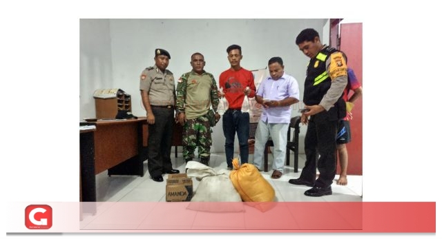 Polsek Pulau Moti Tangkap Penjual Miras, 125 Kantong Miras Diamankan