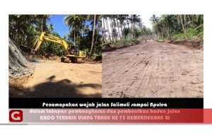 73 Tahun Indonesia Merdeka, Loloda Utara Menggapai Mimpi Menikmati Akses Jalan