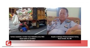 Status Korban Lakalantas di Desa WKO Dimasalahkan, Kalapas Gorua Berikan Pernyataan Resmi