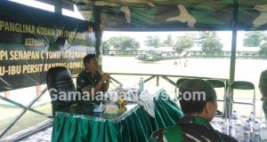 Kunjungi Kompi C 732 Tobelo, Pandam XVI Pattimura Berikan Motivasi Buat Prajurit