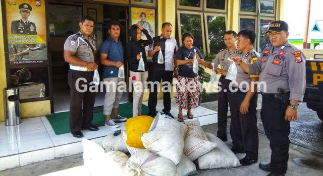Polsek Selatan Kembali Amankan 720 Kantong Miras